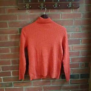 Lands' End turtleneck sweater, medium, 10-12